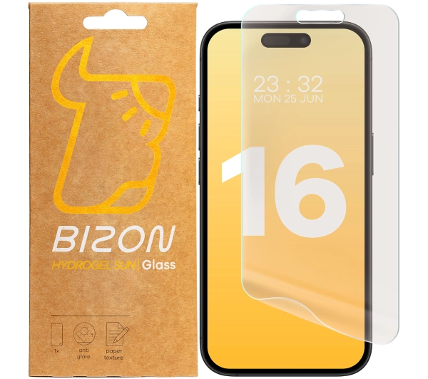 Bizon matowa Film Sun do iPhone 16 2 sztuki