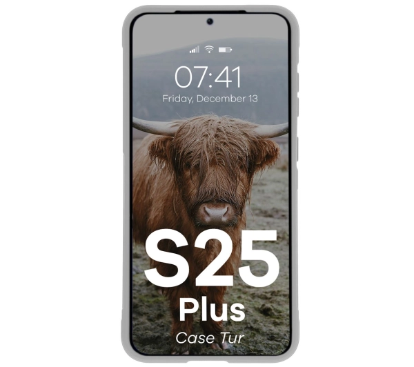Bizon Tur do Galaxy S25 Plus Jasnoszary