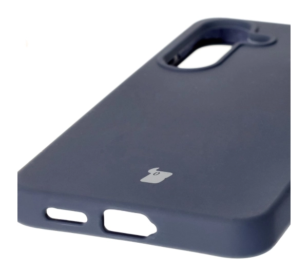 Bizon Silikonowe Soft do Galaxy S25 Ciemno-niebieski
