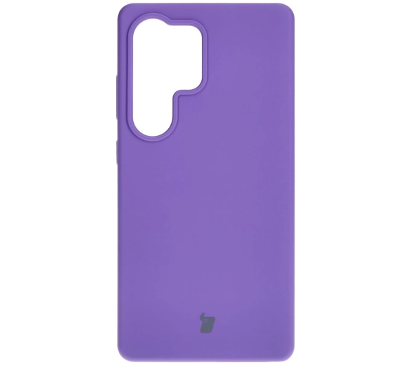 Bizon Silikonowe Soft do Galaxy S25 Ultra Fioletowy