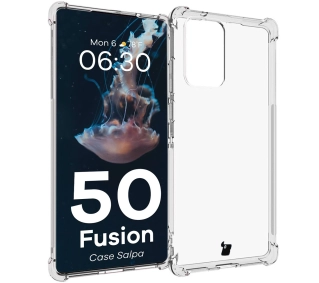 Bizon Elastyczne Salpa do Motorola Edge 50 Fusion Przezroczysty