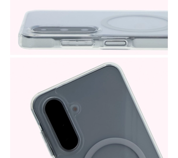 Bizon CrystalO z MagSafe do Galaxy A26 5G Przezroczyste