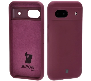 Bizon Silikonowe Soft do Google Pixel 8a Ciemno-fioletowy