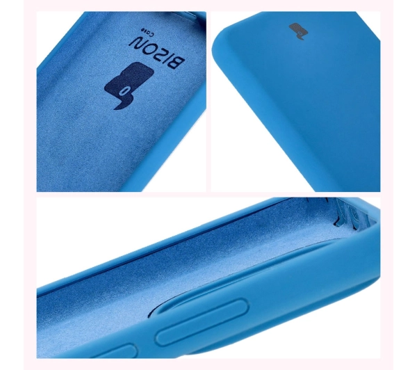 Bizon Silikonowe Soft do Xiaomi Redmi Note 14 5G Niebieski