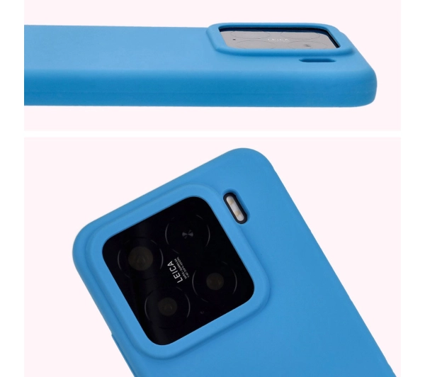 Bizon Silikonowe Soft do Xiaomi 15 Niebieski