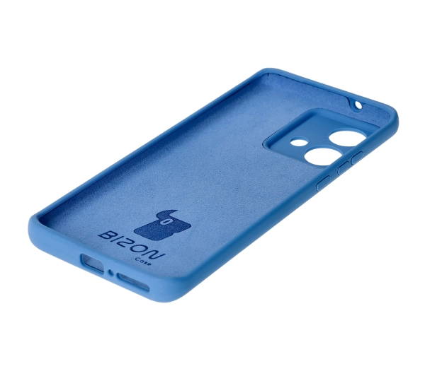 Bizon Silikonowe Soft do Motorola Edge 40 Neo Niebieski
