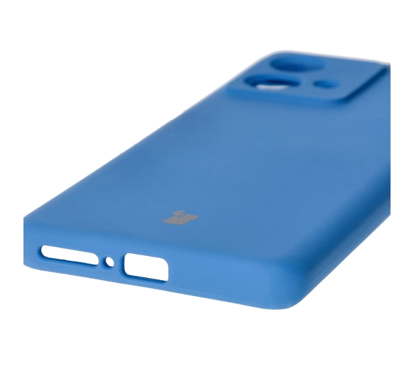 Bizon Silikonowe Soft do Motorola Edge 40 Neo Niebieski