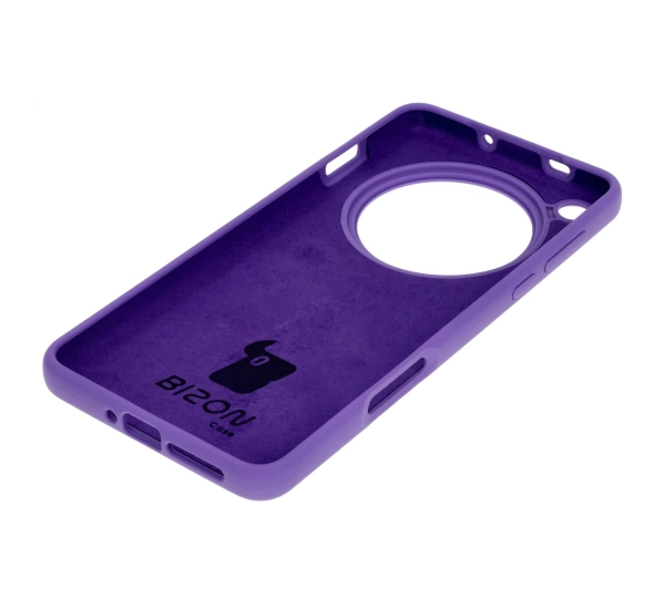 Bizon Silikonowe Soft do Oppo Find X8 Pro Fioletowy