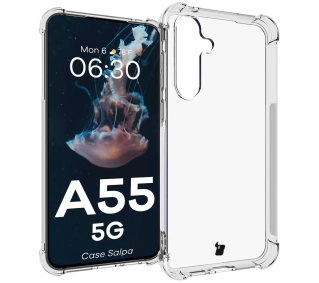 Bizon Elastyczne Salpa do Galaxy A55 5G Przezroczysty
