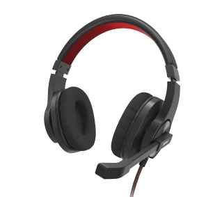 Hama HS-USB400 Nauszne Czarny