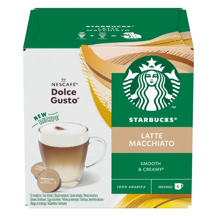 Kapsułki Starbucks Nescafe Dolce Gusto Latte Macchiato 12szt.