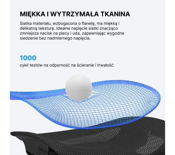 Anda Seat X-Air Pro XL Gamingowy do 120kg Tkanina Szary - Kup na Raty - RRSO 0%