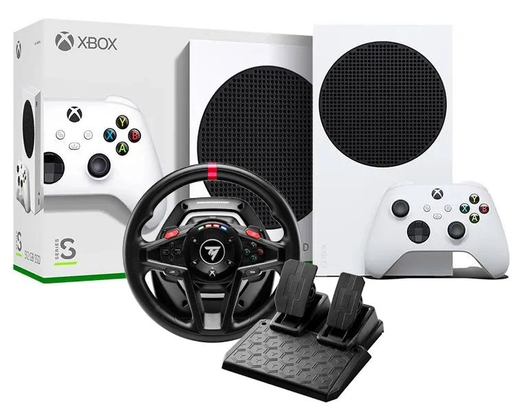 Konsola Xbox Series S 512GB + Kierownica Thrustmaster T128
