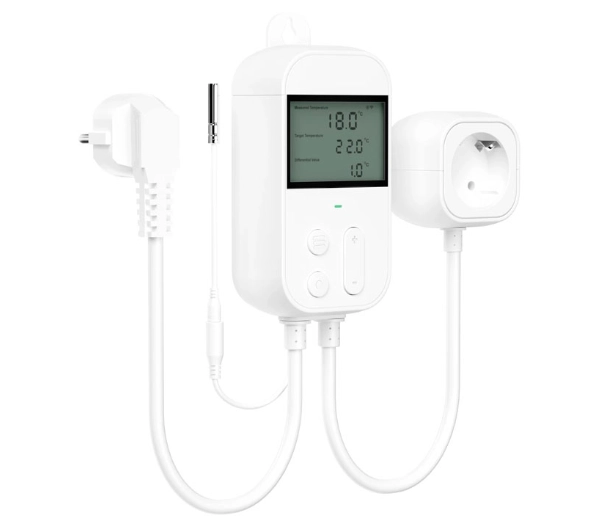 Inteligentne gniazdka - Meross MTS960HK HomeKit z czujnikiem termostatycznym
