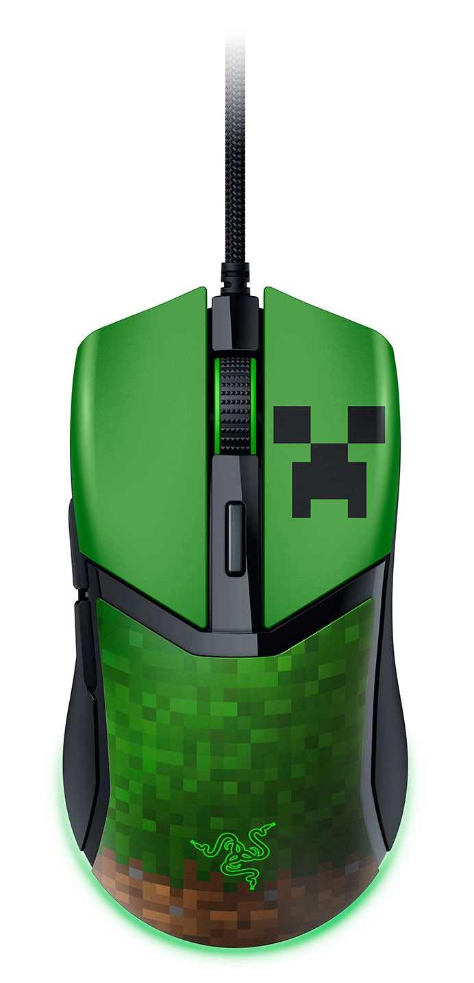 Myszka gamingowa Razer Cobra Minecraft Edition Zielony