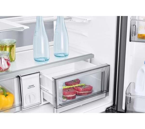 Samsung RM90F67CECEO Funkcje AI Auto Open Pełny No Frost 185,3cm Kostkarka Zdalne sterowanie Grafitowe szkło - TRZECI -55%, ALBO 5-TY ZA 1ZŁ - Kup na Raty - RRSO 0%