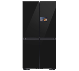 Lodówka Samsung RM90F67CECEO Funkcje AI Auto Open Pełny No Frost 185,3cm Kostkarka Zdalne sterowanie Grafitowe szkło