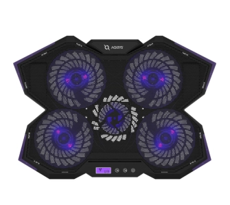 Podstawka chłodząca Aqirys Spider Czarny