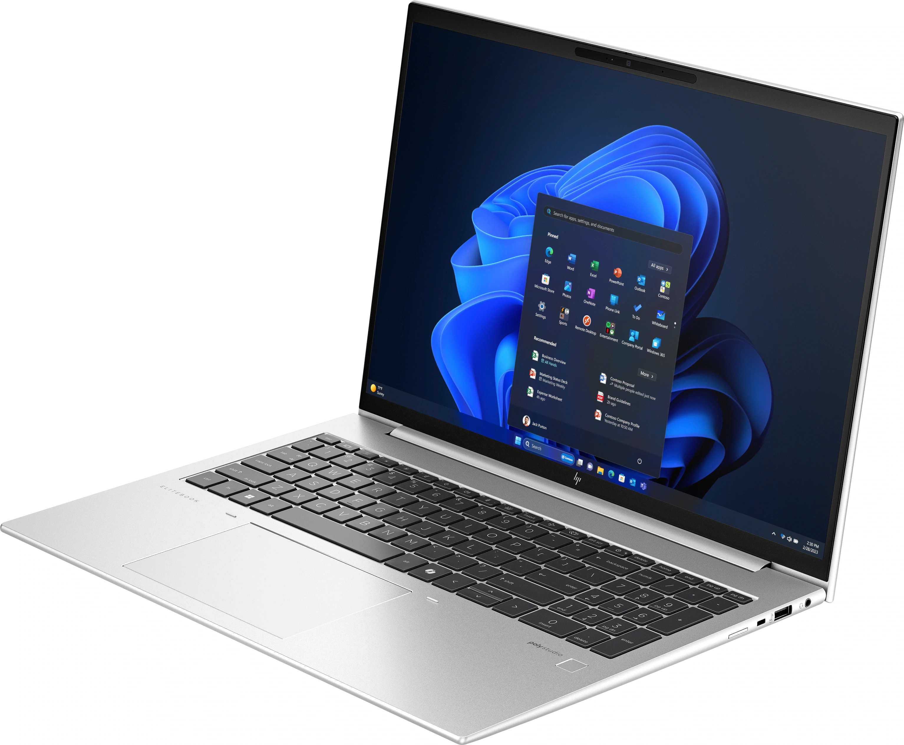 Laptop biznesowy HP EliteBook 865 G11 16" R7 8840HS 32GB RAM 1TB Dysk SSD Win11 Pro Srebrny