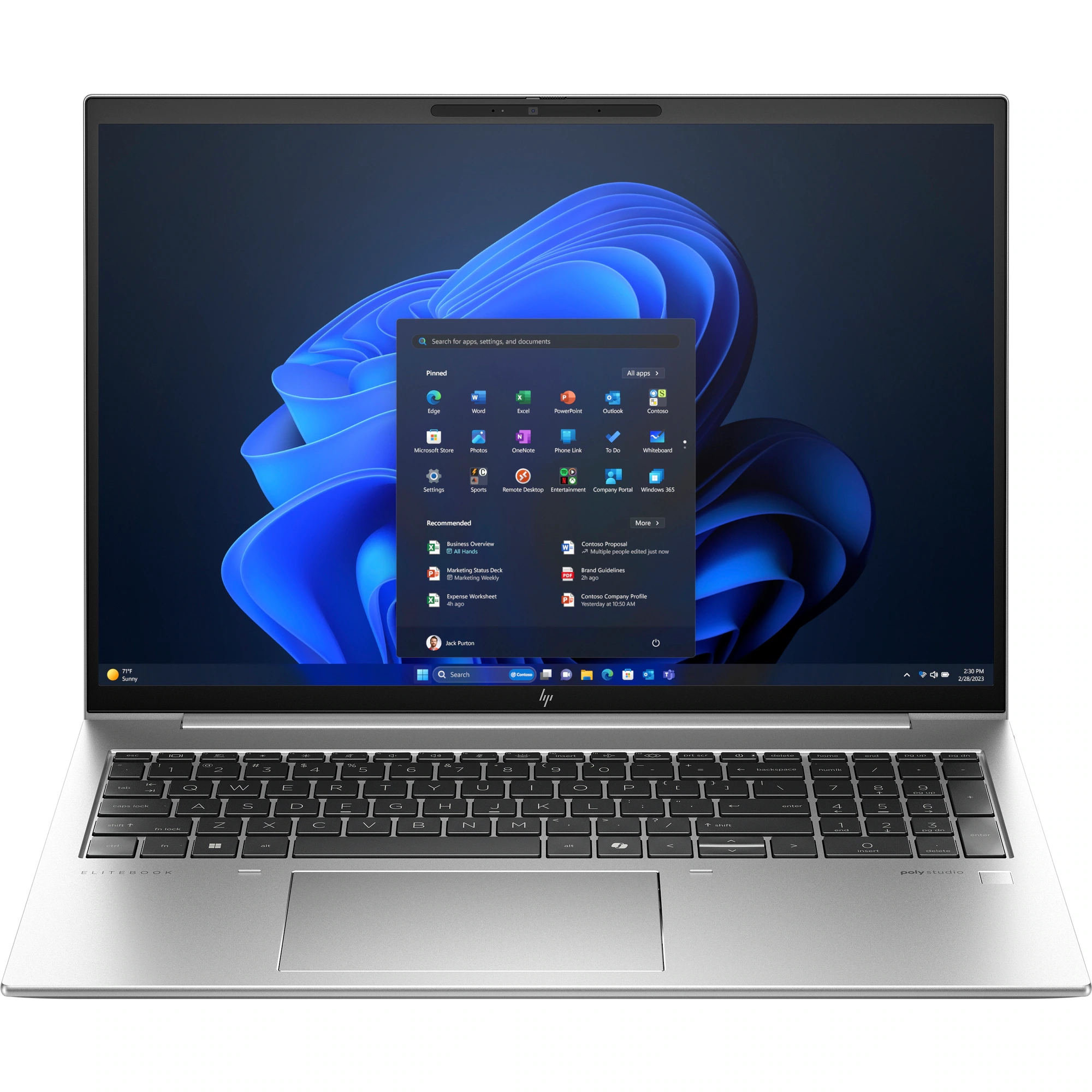 Laptop biznesowy HP EliteBook 865 G11 16" R7 8840HS 32GB RAM 1TB Dysk SSD Win11 Pro Srebrny