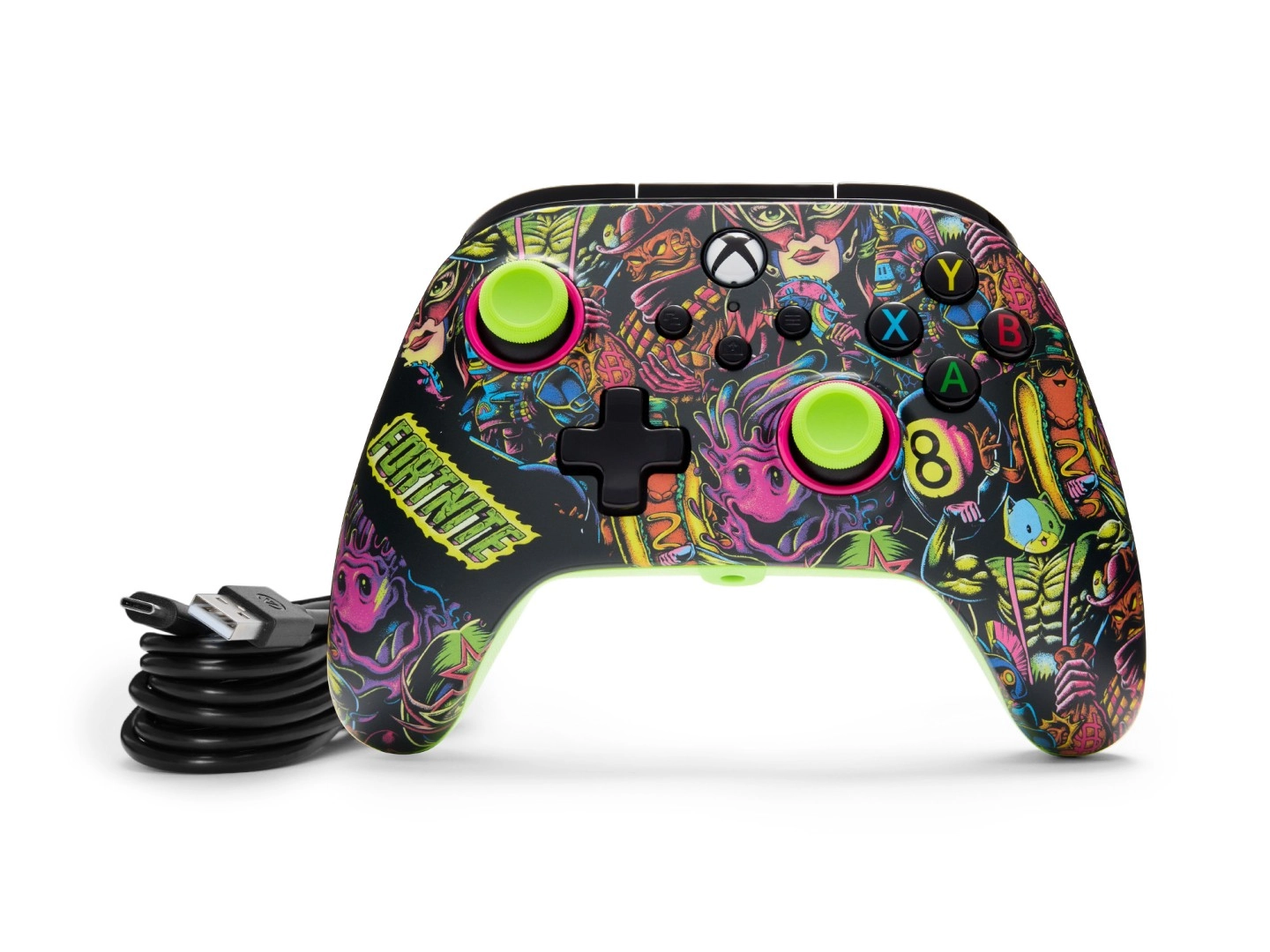 фото Геймпад PowerA Advantage Wired Controller Fortnite Glow