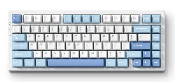 Klawiatura mechaniczna MCHOSE G75 Pro Cabbage Tofu Switch V2 Biało-niebieski