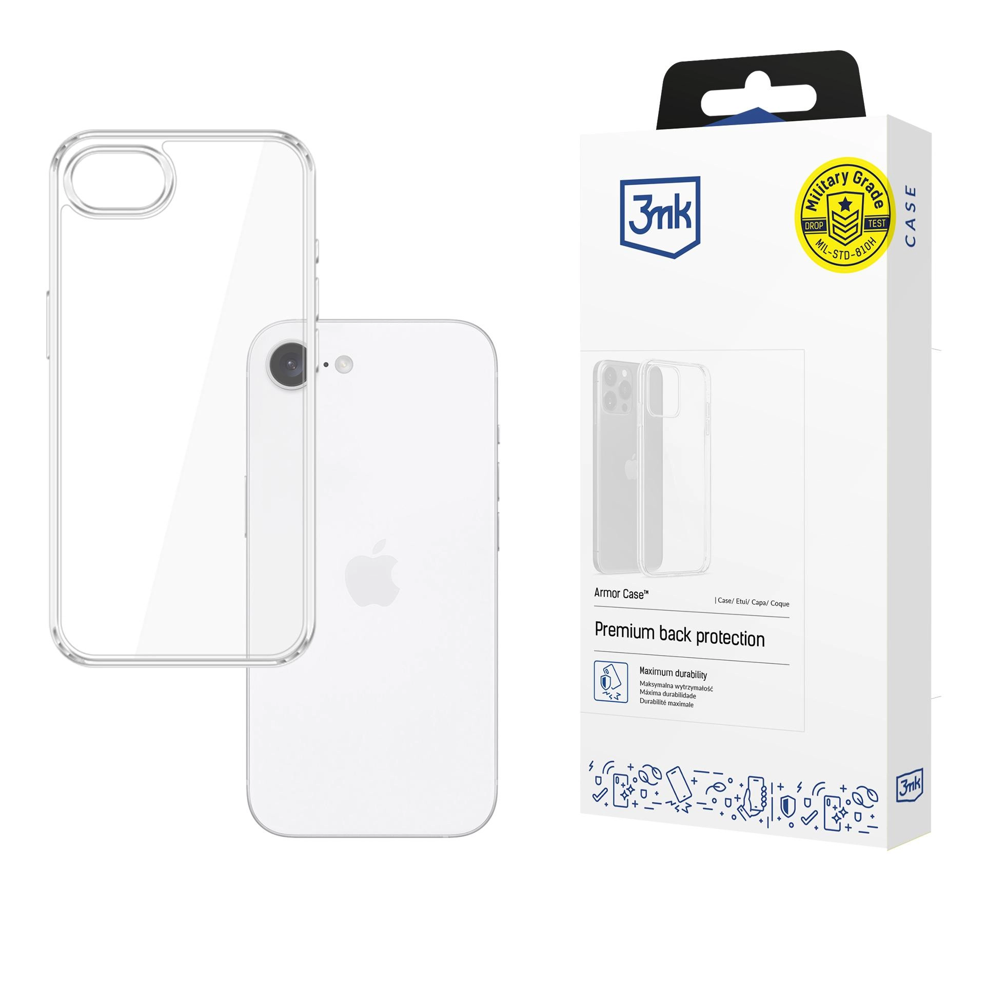 Etui 3mk Armor Case do iPhone 16E Przezroczysty