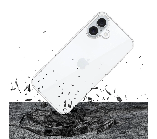 3mk Clear Case do iPhone 16 Przezroczysty