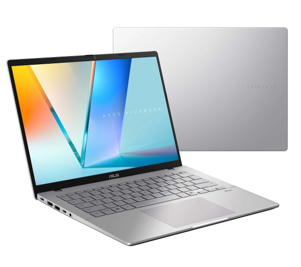 ASUS Vivobook S14 S3407CA-LY014 14" Ultra 5 225H 16GB RAM 512GB Dysk SSD Srebrny Funkcje AI - Kup na Raty - RRSO 0%