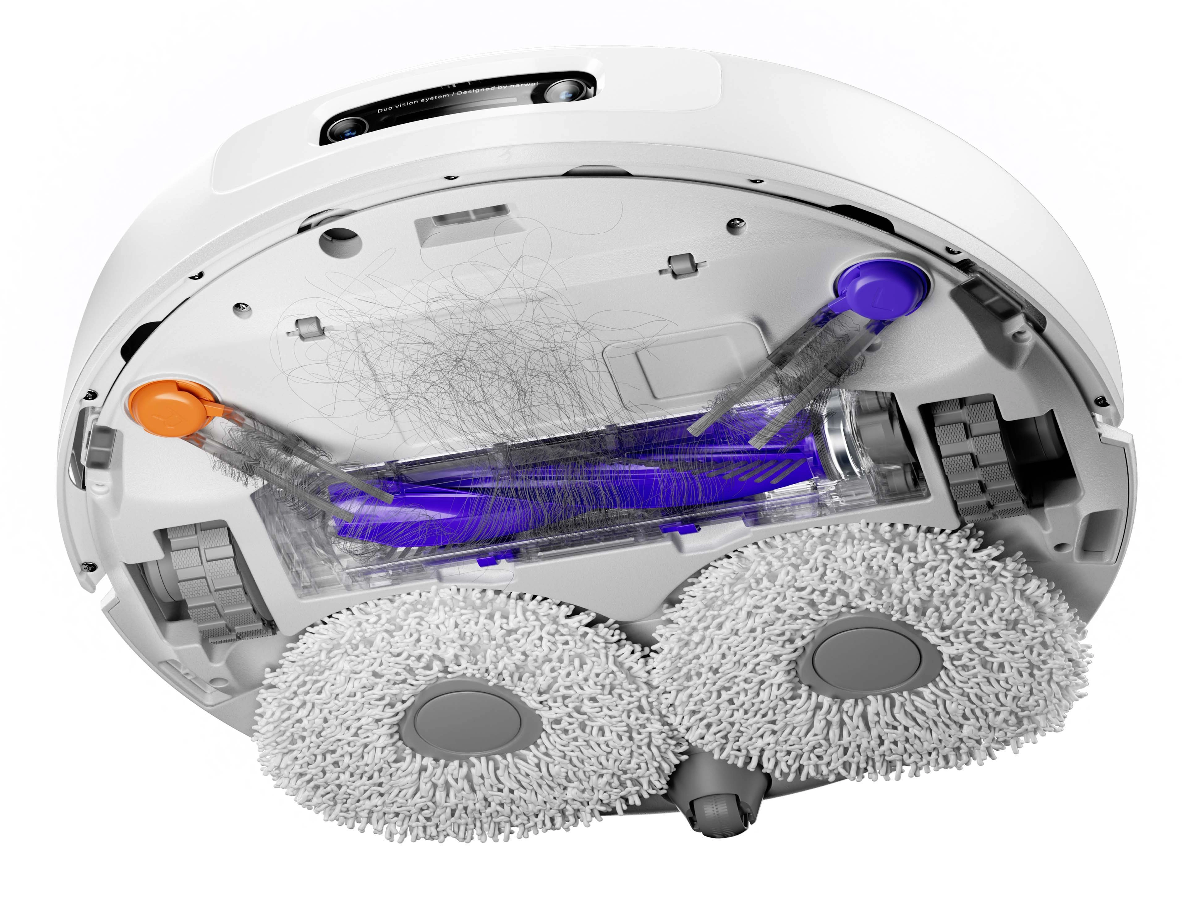 Robot mopujący Narwal Freo Z10 Ultra Funkcja mopowania Stacja oczyszczająca Tworzenie mapy pomieszczenia 55dB Biały
