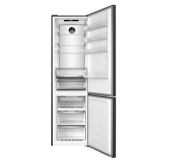 Amica FK3706E.2DFZXC (D) Pełny No Frost 200cm Komora świeżości Czarny Inox - Kup na Raty - RRSO 0%