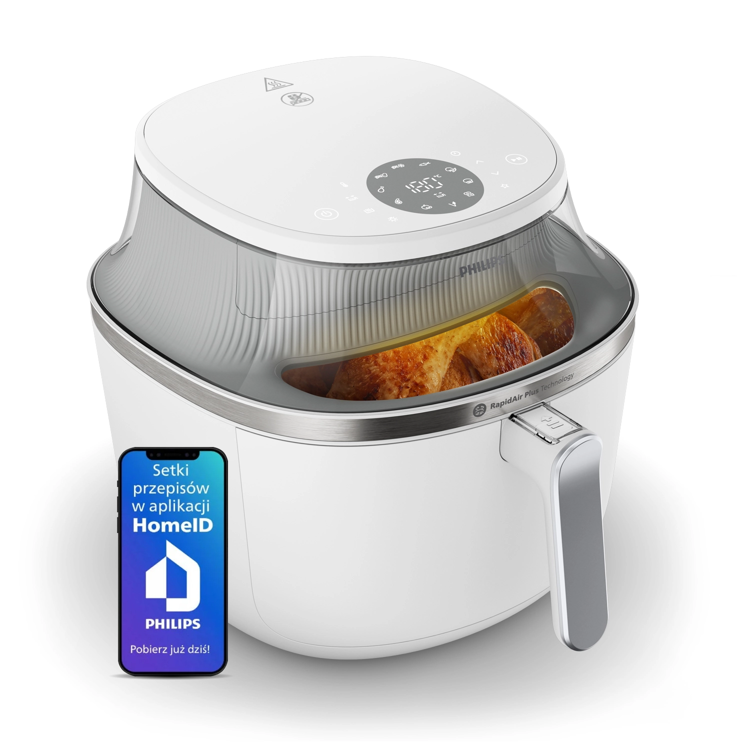 Air fryer Philips Ovi NA341/10 2000W 7,2l Aplikacja mobilna