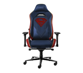 Trust GXT 721SM Ruya Pro Premium do 150kg Tkanina Skóre ECO Niebieski Superman - Kup na Raty - RRSO 0%