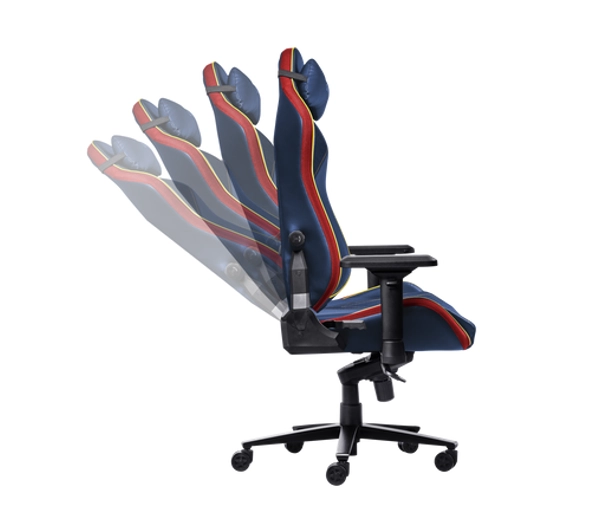 Trust GXT 721SM Ruya Pro Premium do 150kg Tkanina Skóre ECO Niebieski Superman - Kup na Raty - RRSO 0%