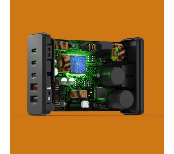 Hama 201978 140W 3x USB-C, 2x USB-A Czarny