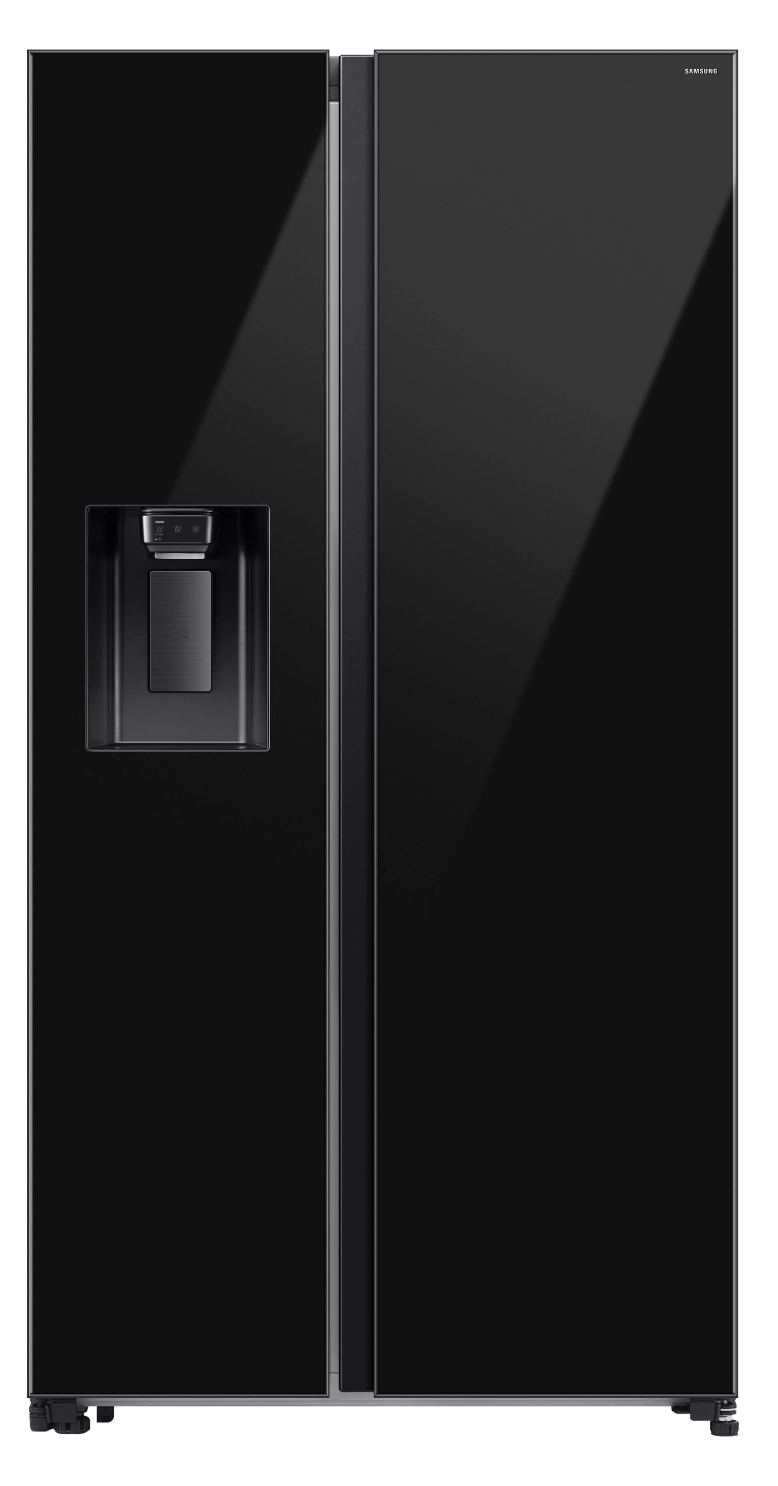 Lodówka Samsung SBS RS70F64KEBEO Funkcje AI Pełny No Frost 178,6cm Dystrybutor wody Kostkarka Zdalne sterowanie Czarne szkło