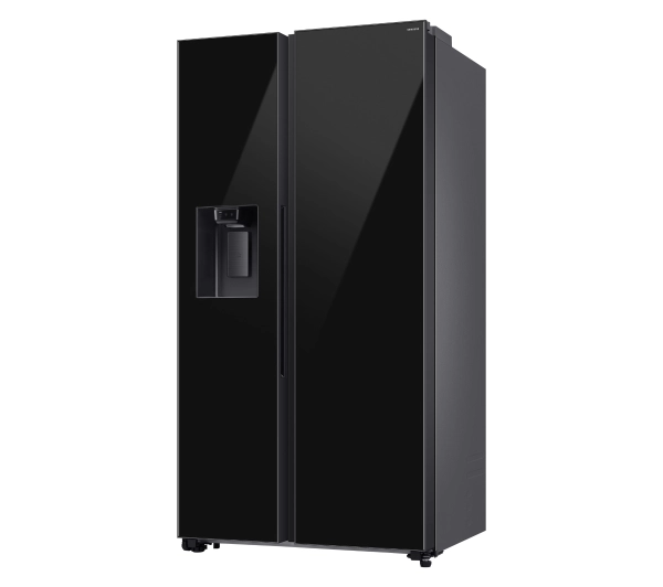 Samsung SBS RS70F64KEBEO Funkcje AI Pełny No Frost 178,6cm Dystrybutor wody Kostkarka Zdalne sterowanie Czarne szkło - Kup na Raty - RRSO 0%