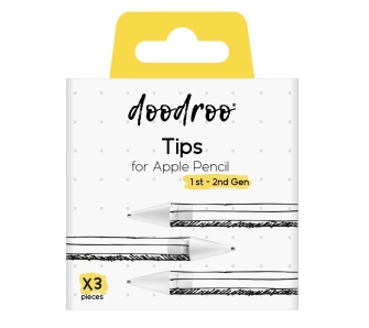 Końcówki wymienne DooDroo do Apple Pencil 1/2 Gen