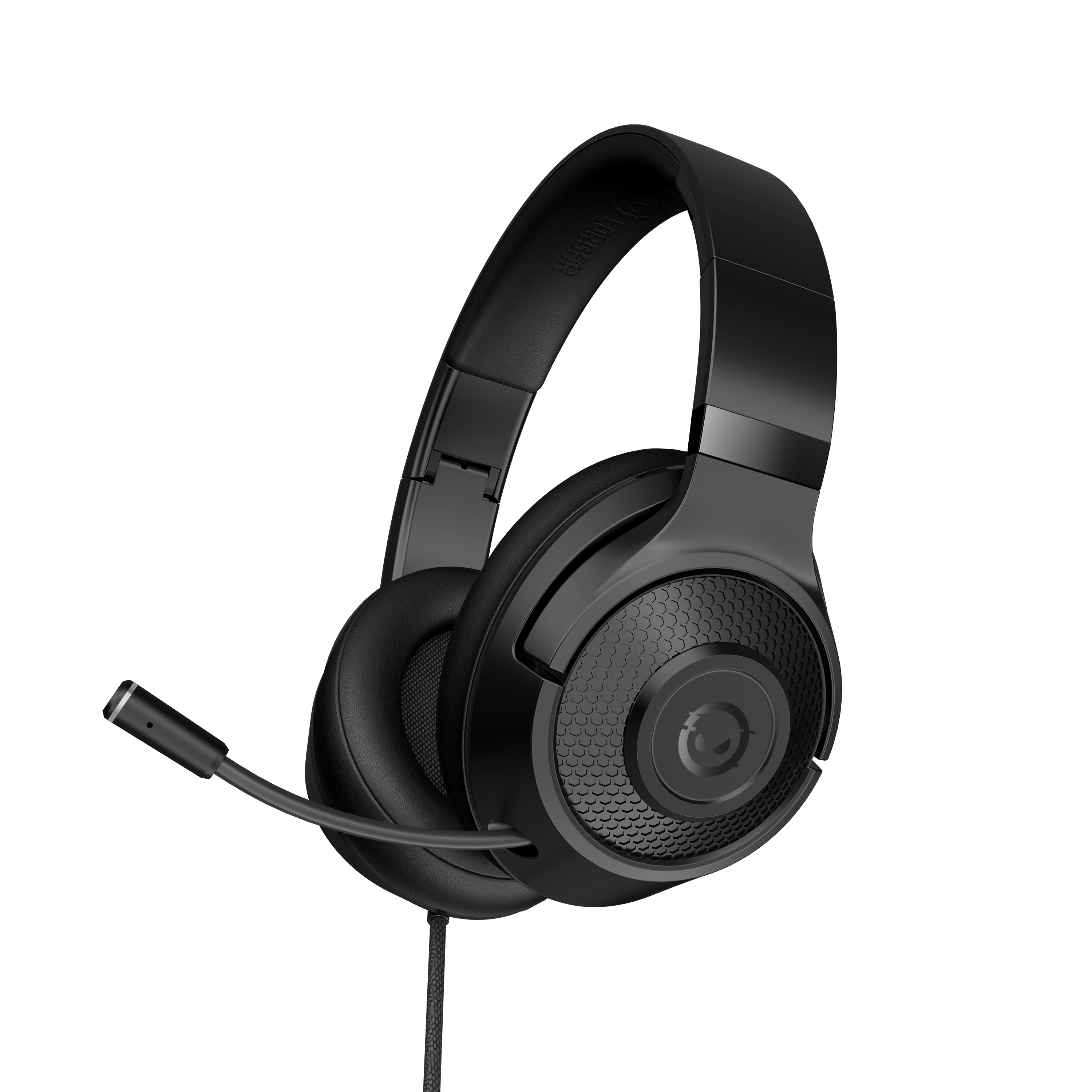 Słuchawki przewodowe z mikrofonem Lorgar Noah 101 Nauszne Czarny