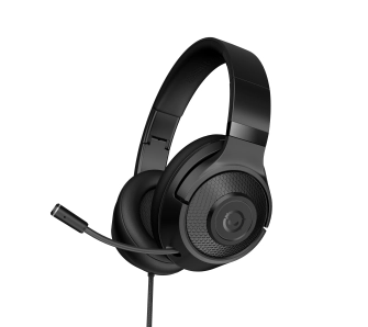 Słuchawki przewodowe z mikrofonem Lorgar Noah 101 Nauszne Czarny