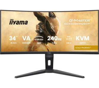 Monitor iiyama G-Master GCB3486WQSCP-B1 34" 3K VA 240Hz 0,4ms MPRT Zakrzywiony Gamingowy