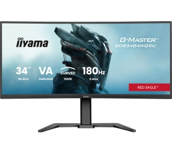 Monitor iiyama G-Master GCB3484WQSU-B1 34" UWQHD VA 180Hz 0,4ms MPRT Zakrzywiony Gamingowy