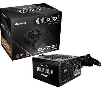 Zasilacz ASrock Challenger CL-750B 750W 80+ Bronze Czarny