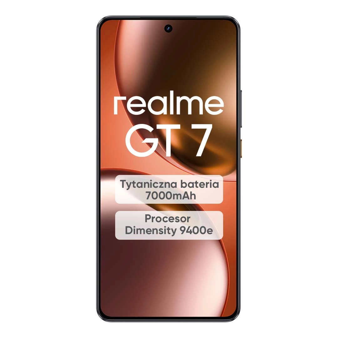 Smartfon realme GT 7 12/512GB 6,78" 120Hz 50Mpix Czarny