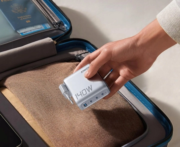 Ładowarka sieciowa Anker B2697G41 3xUSB-C USB 140W Srebrny +