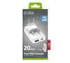 Ładowarka sieciowa SBS Flexi 20 W USB-A USB-C PD20W Biały
