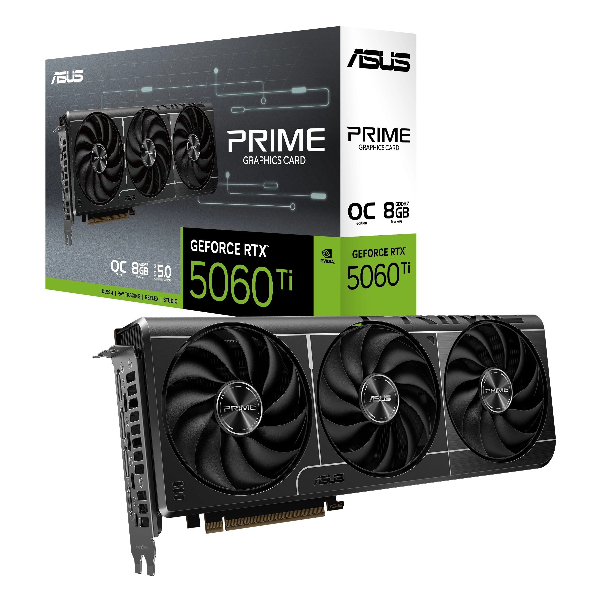 Karta graficzna ASUS PRIME GeForce RTX 5060 Ti OC Edition 8GB GDDR7 128bit DLSS 4