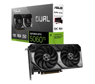 Karta graficzna ASUS Dual GeForce RTX 5060 Ti OC Edition 8GB GDDR7 128bit DLSS 4