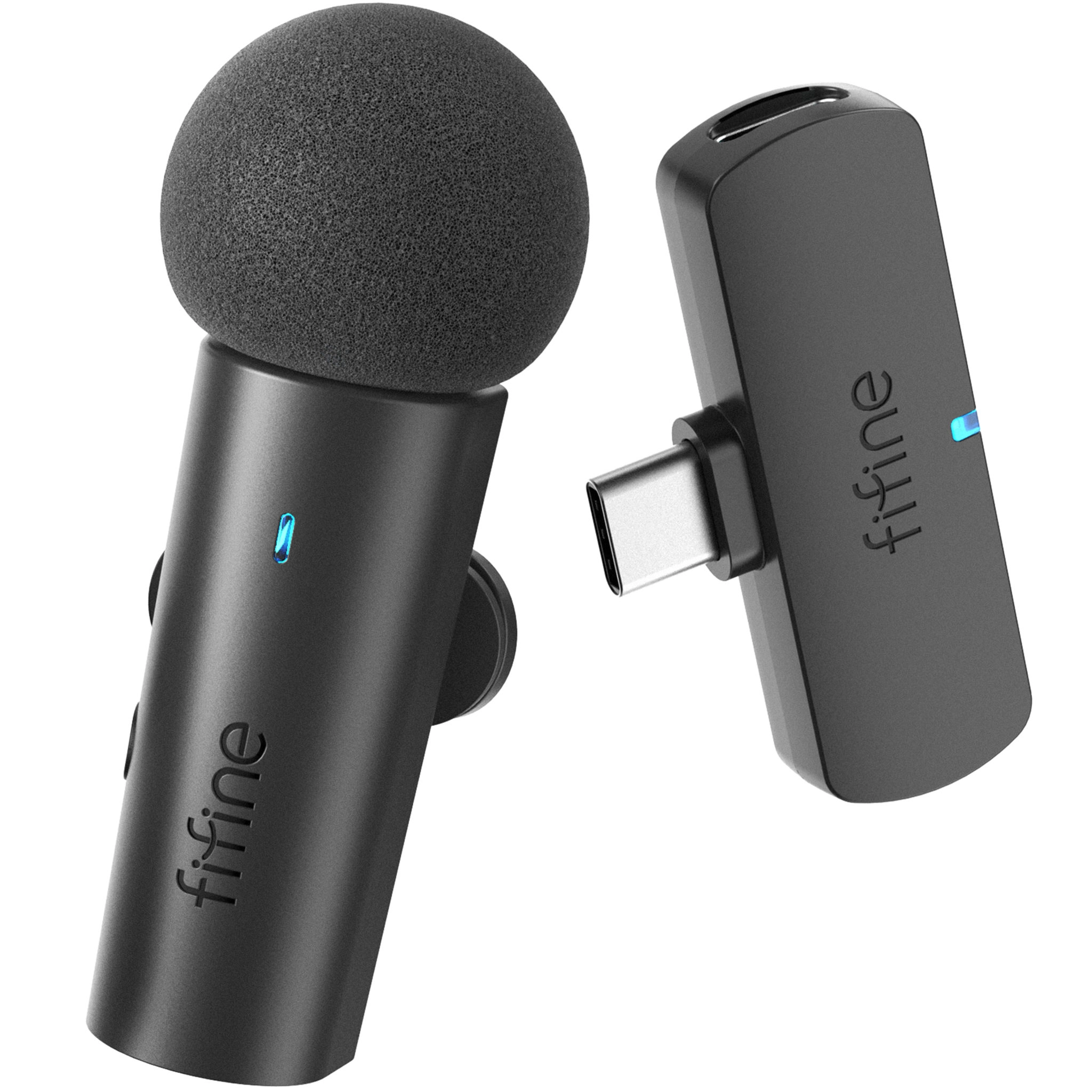 Mikrofon Fifine M6 Bezprzewodowy Pojemnościowy Czarny