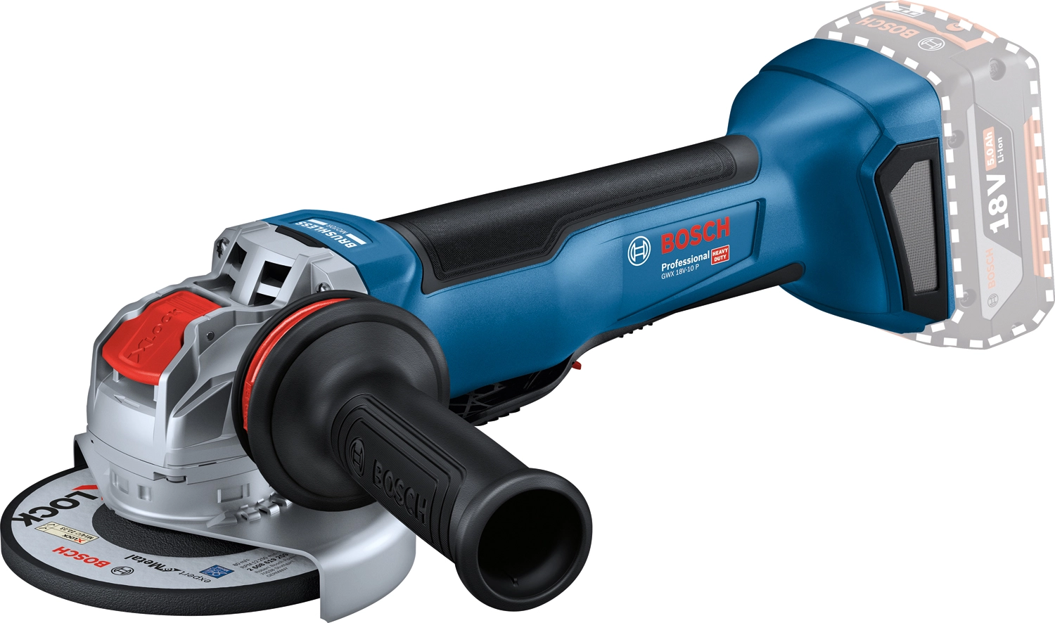 Szlifierka kątowa Bosch Professional GWX 18V-10 P 06019J4200